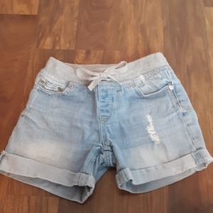 Justice Light Denim Shorts
